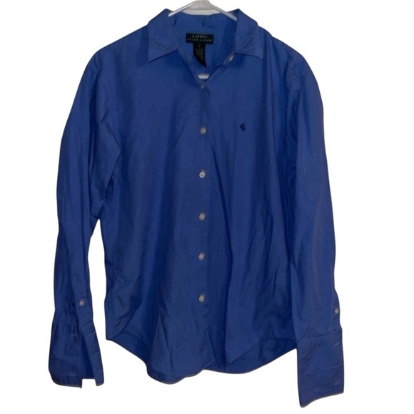 🌹LAUREN RALPH LAUREN BUTTON SHIRT:GREEN LABEL - Picture 1 of 5
